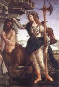 Sandro Botticelli Pallas and the Centaure painting
